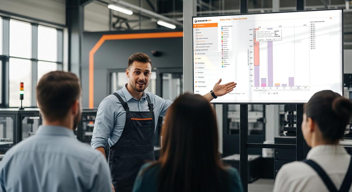 IndustriOS reporting dashboard